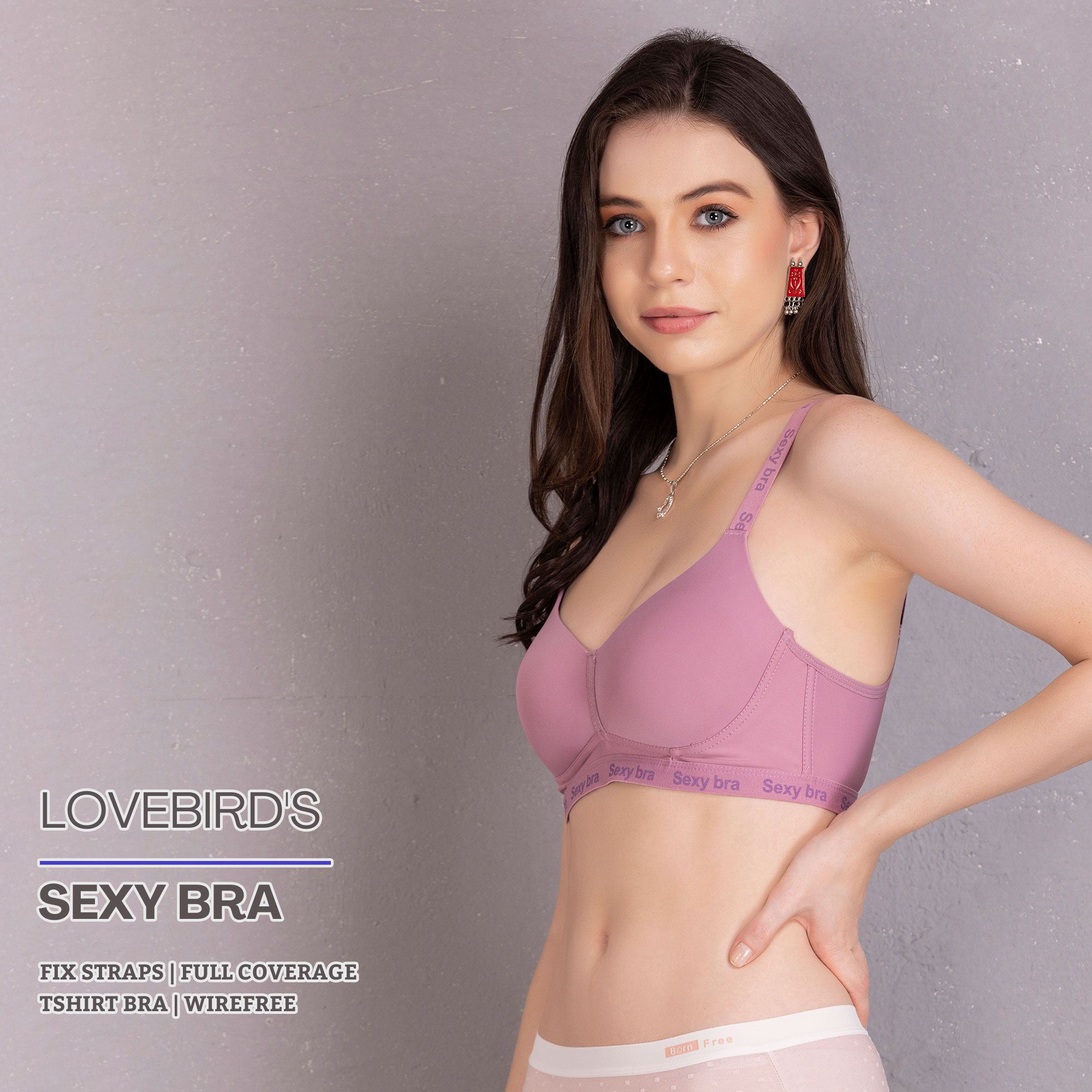 Sexy T-Shirt Padded Wireless Everyday Bra