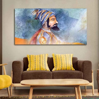 VIBECRAFTS Canvas Paintings for Living Room Drawing Room Canvas Wall Painting Fitted With Wooden Frame For Home | Office | Living Room | Gifts (PTVCH_2501-10N)