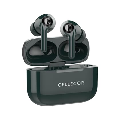 CELLECOR Bropods CB22 Waterproof Earbuds with 45 Hours Playtime| 5.1v Bluetooth | Auto Pairing | 13mm Driver | Voice Assistant | ENC