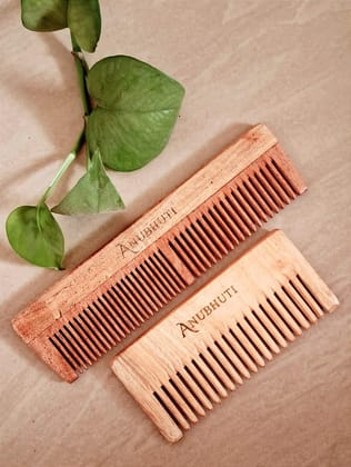 Oil Treated Neem Wood Comb