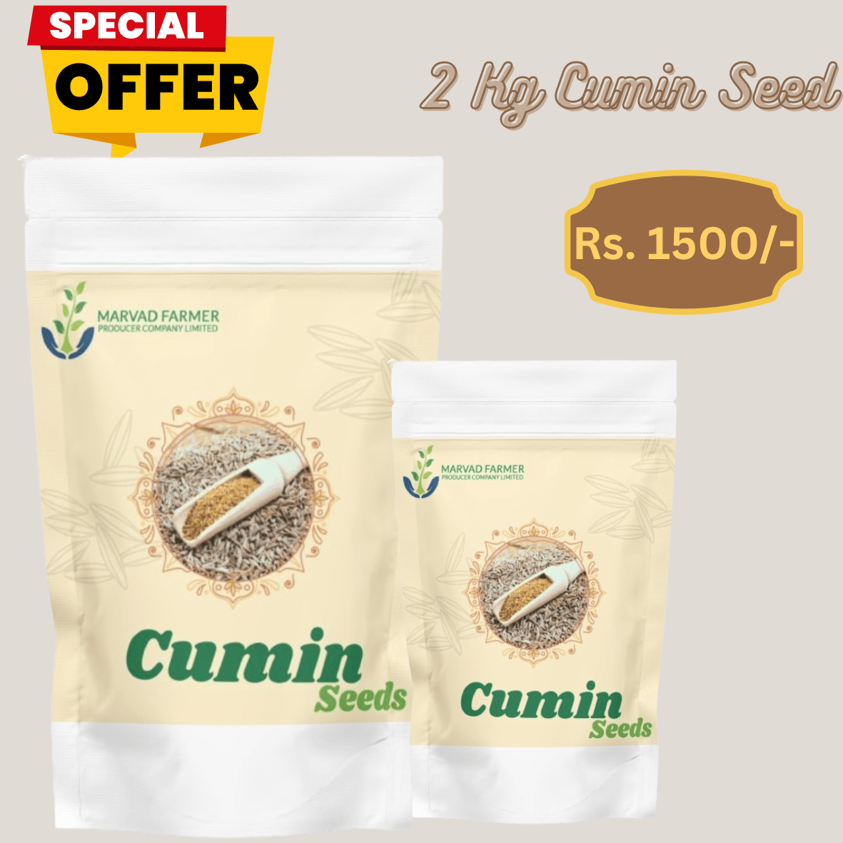 Cumin Seeds | Pack of 2