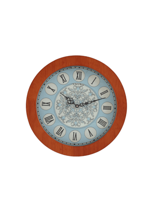 Herkz Wooden Wall Clock. Medium size 35x35cm (Approx.) Model.101.35T341A