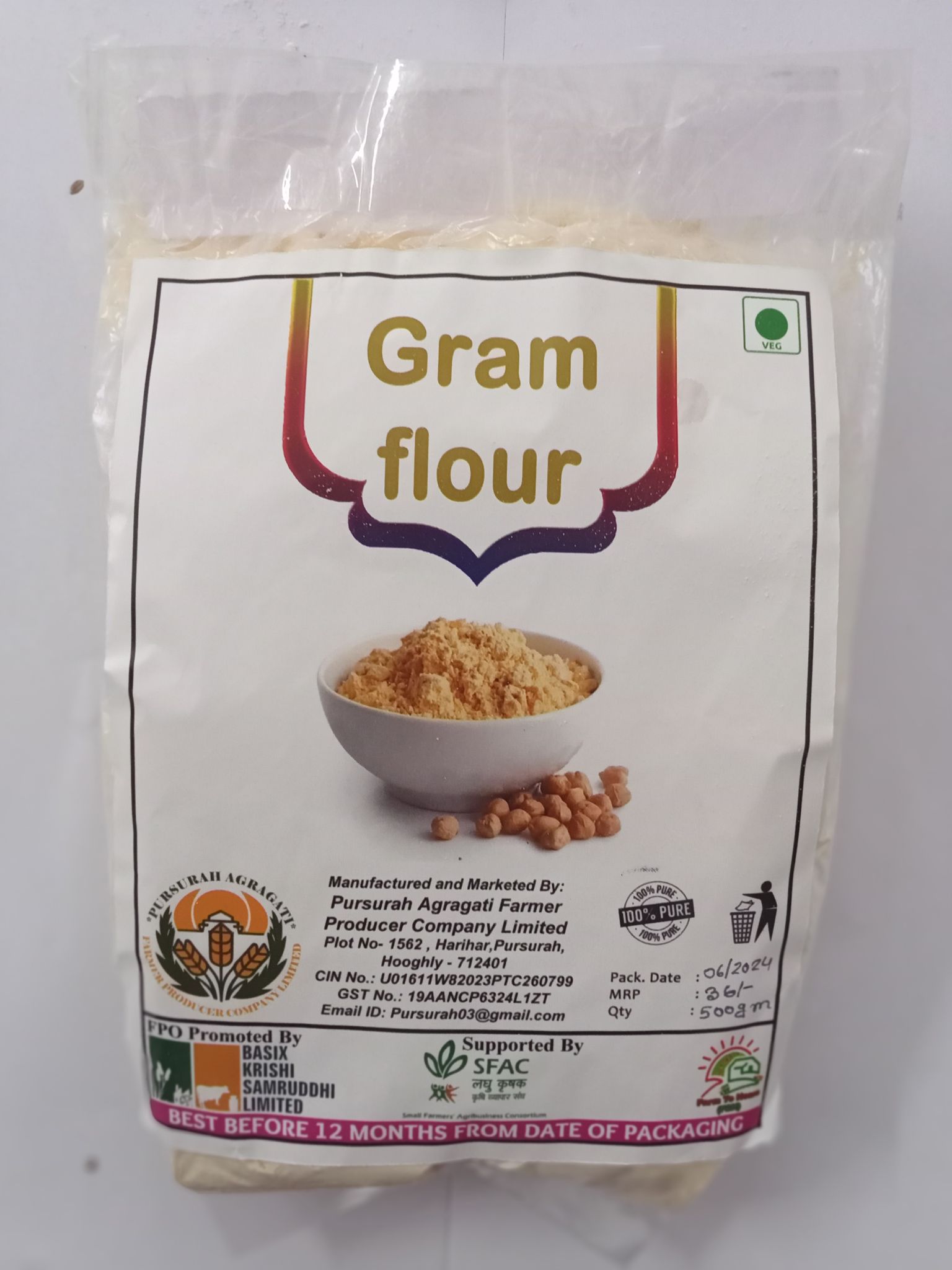 Gram Flour 500 gm