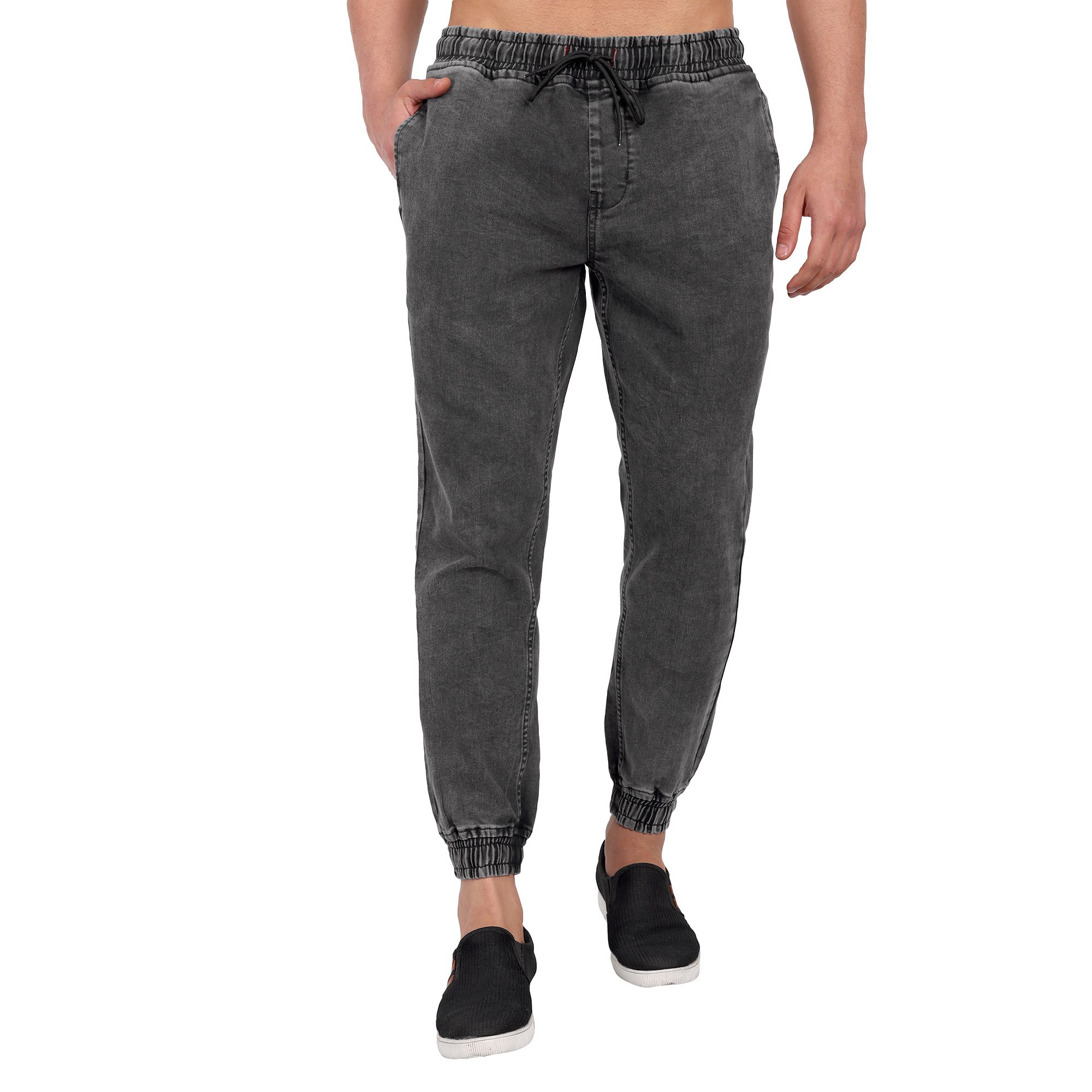 Men Slim Grey Jogger