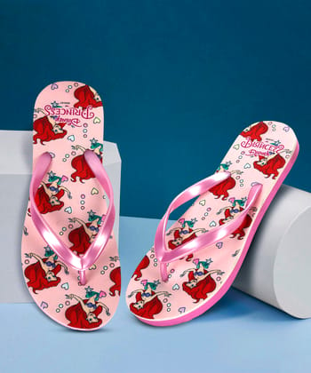 Disney Women's Lightweight, Washable and Durable Pink Slippers for Everyday Use