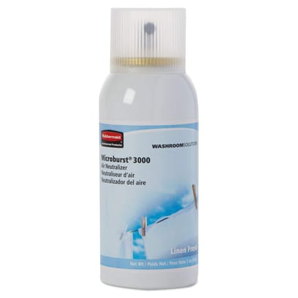 Rubbermaid Commercial 4012551 Microburst 3000 Refill Linen Fresh 2Oz Aerosol