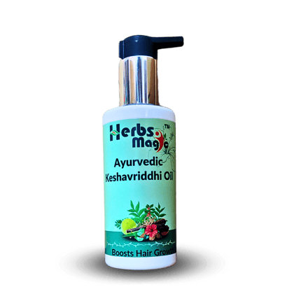 Herbs Magic Keshavriddhi Hair Oil | Hair Fall Control and Hair Growth with Bringharaj & Hibiscus 100 ml