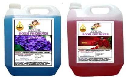 Swacch Room Freshner (5 Litre) (Pack of 2) Lavender & Rose