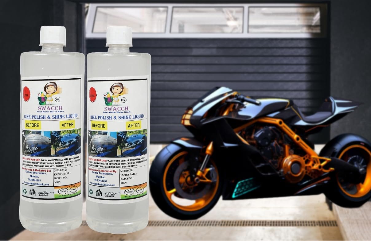 BUY 1 GET 1 FREE BIKE POLISH & SHINE LIQUID (1 LITRE) (PACK OF 2)