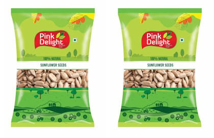 Pink Delight | Sunflower Seeds | Dried Seeds | 500 Gm Each | Pack of 2 | 1 Kg Pack