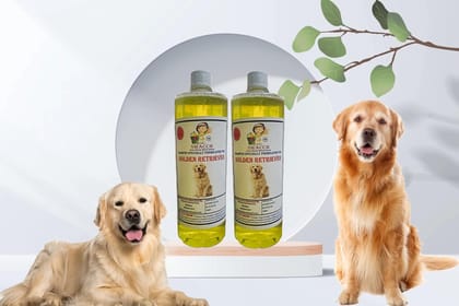 SWACCH Shampoo Specially FORMULATED for Golden Retriever (1 Litre) (Combo Pack of 2) Lemon