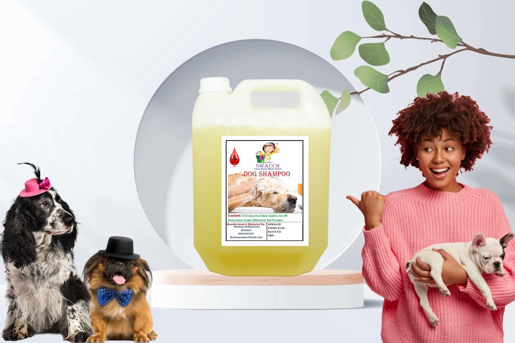 Swacch Dog Shampoo (10 Litre) Lemon