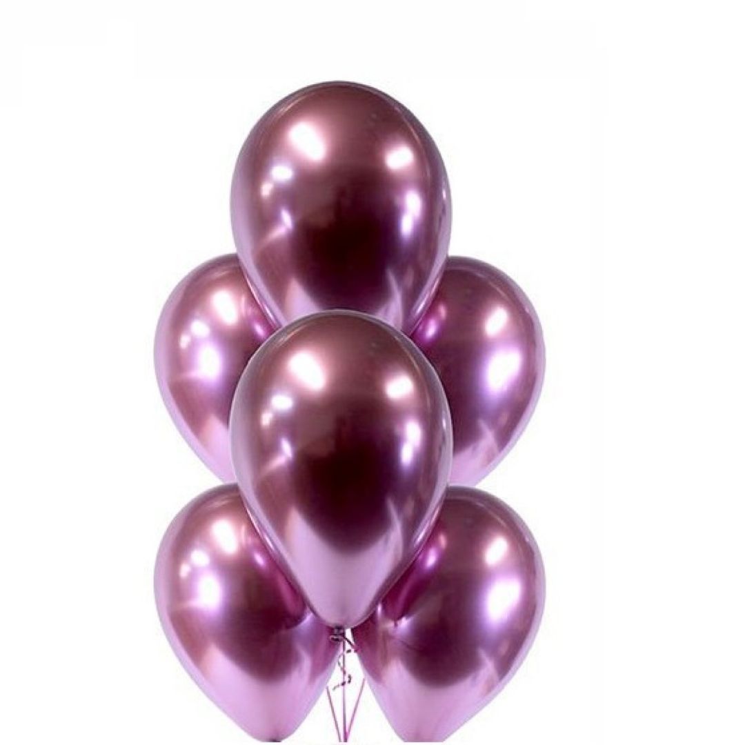 Chrome Purple Balloons