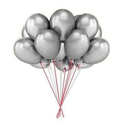 Chrome Silver Balloons