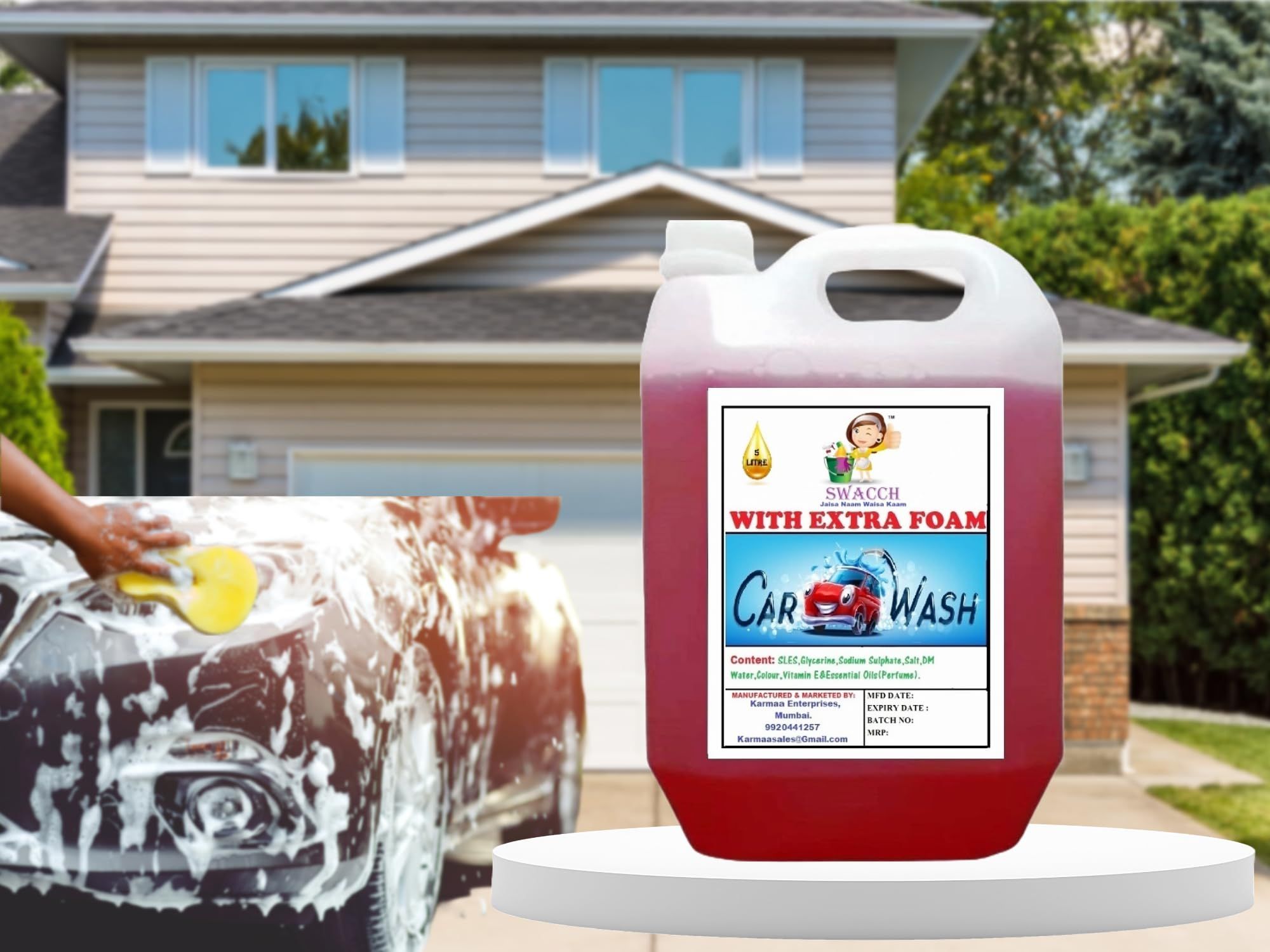 Swacch CAR WASH (5 Litre) High Foam