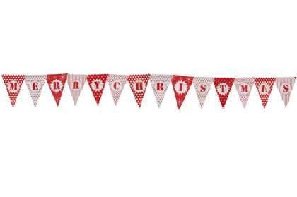 Merry Christmas Bunting Banner - 6FT