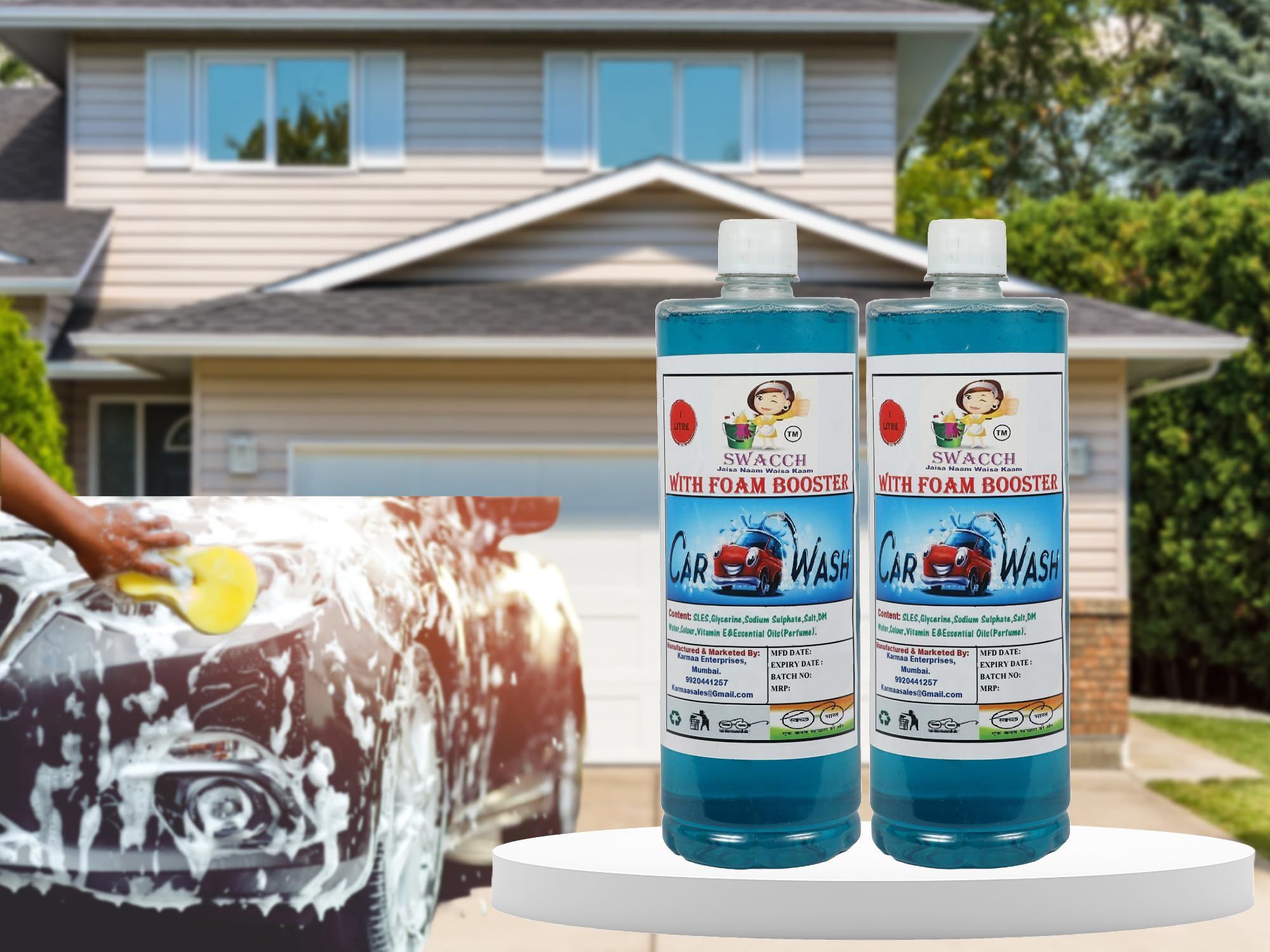 BUY 1 GET 1 FREE CAR WASH SHAMPOO WITH FOAM BOOSTER