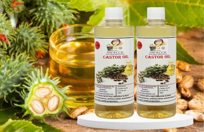 SWACCH CASTOR OIL 500ML (PACK OF 2)