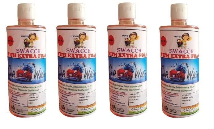 Swacch Carwash Liquid 500ML(PACK OF 4)