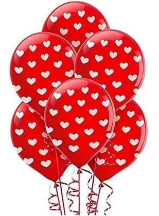 Polka Hearts Balloon