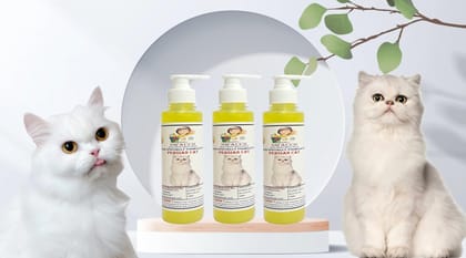 SWACCH Premium Shampoo for Persian CAT (200ML) (Pack of 3) Lemon