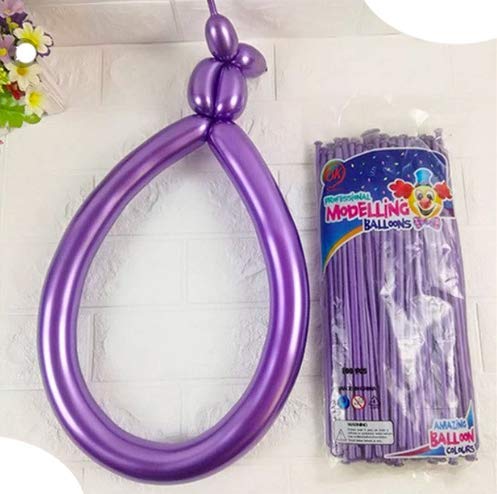 Chrome Purple BT Balloons - 100PC