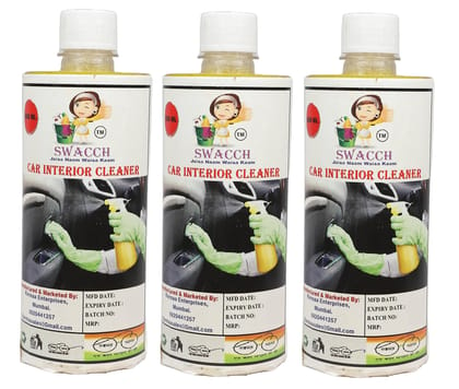 CAR Interior Cleaner 500ML(Pack of 3)