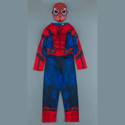 Muscular Spiderman Costume for Kids Size XL