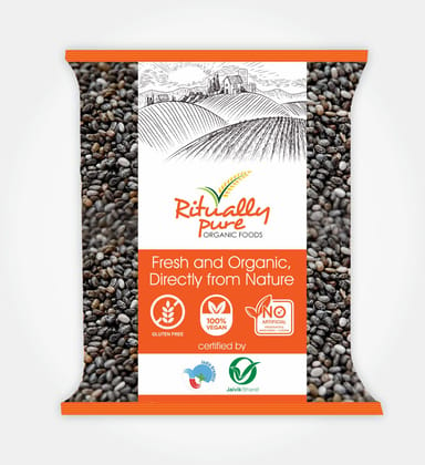 Ritually Pure 100% Organic | Chia Seeds | 100 Gm Pack