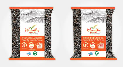 Ritually Pure 100% Organic | Chia Seeds | 500 Gm Each | Pack of 2 | 1 Kg Pack