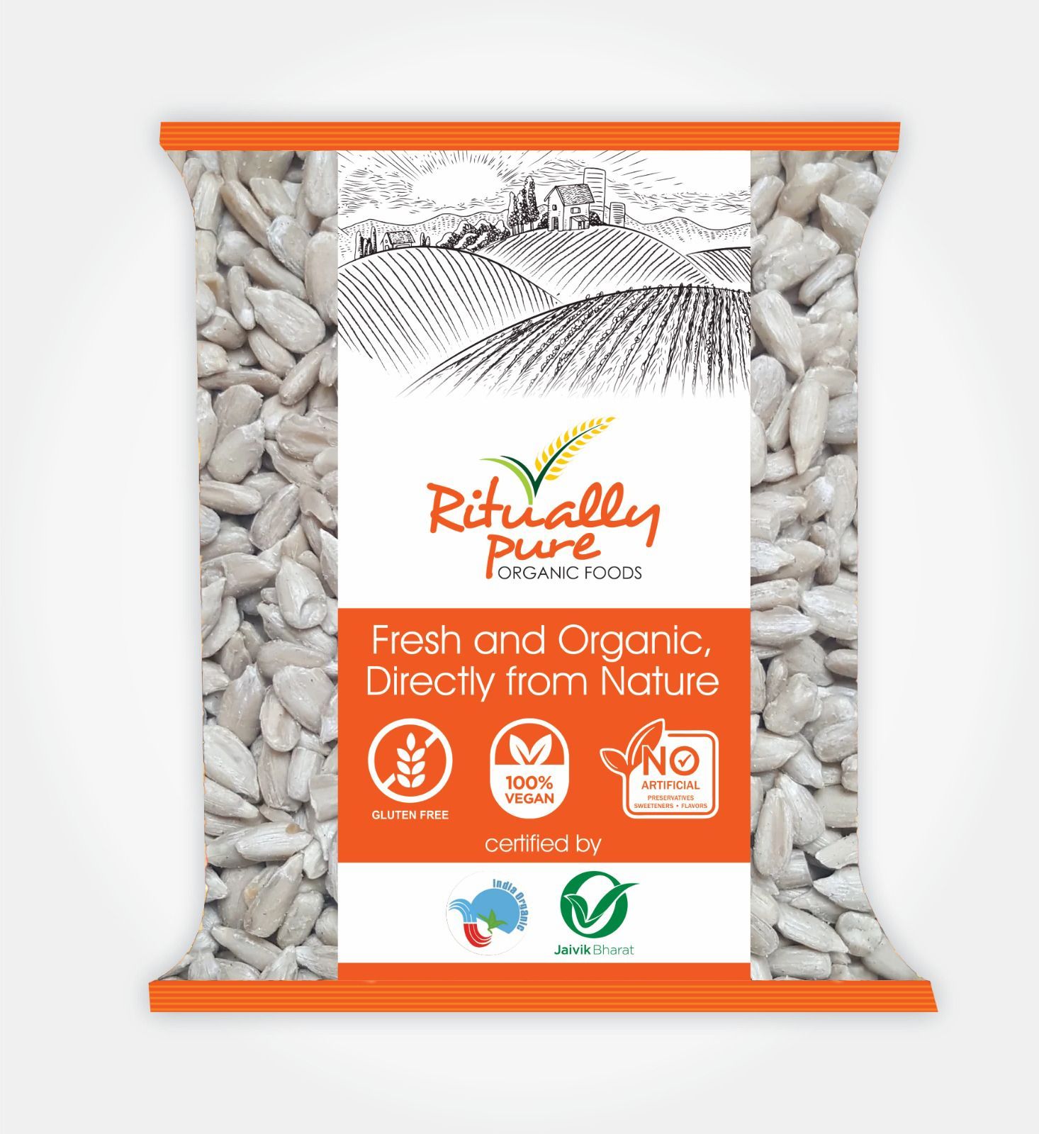 Ritually Pure 100% Organic | Sunflower Seeds | 500 Gm Pack