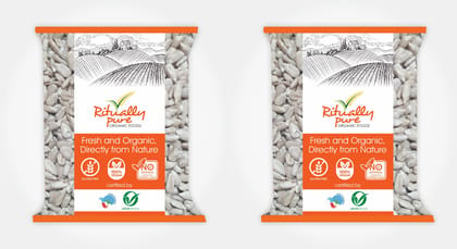 Ritually Pure 100% Organic | Sunflower Seeds | 500 Gm Each | Pack of 2 | 1 Kg Pack