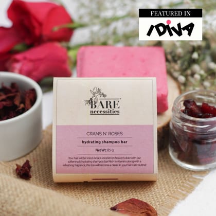 Bare Necessities Crans N’ Roses Hydrating Shampoo Bar for Dry Flaky Scalp