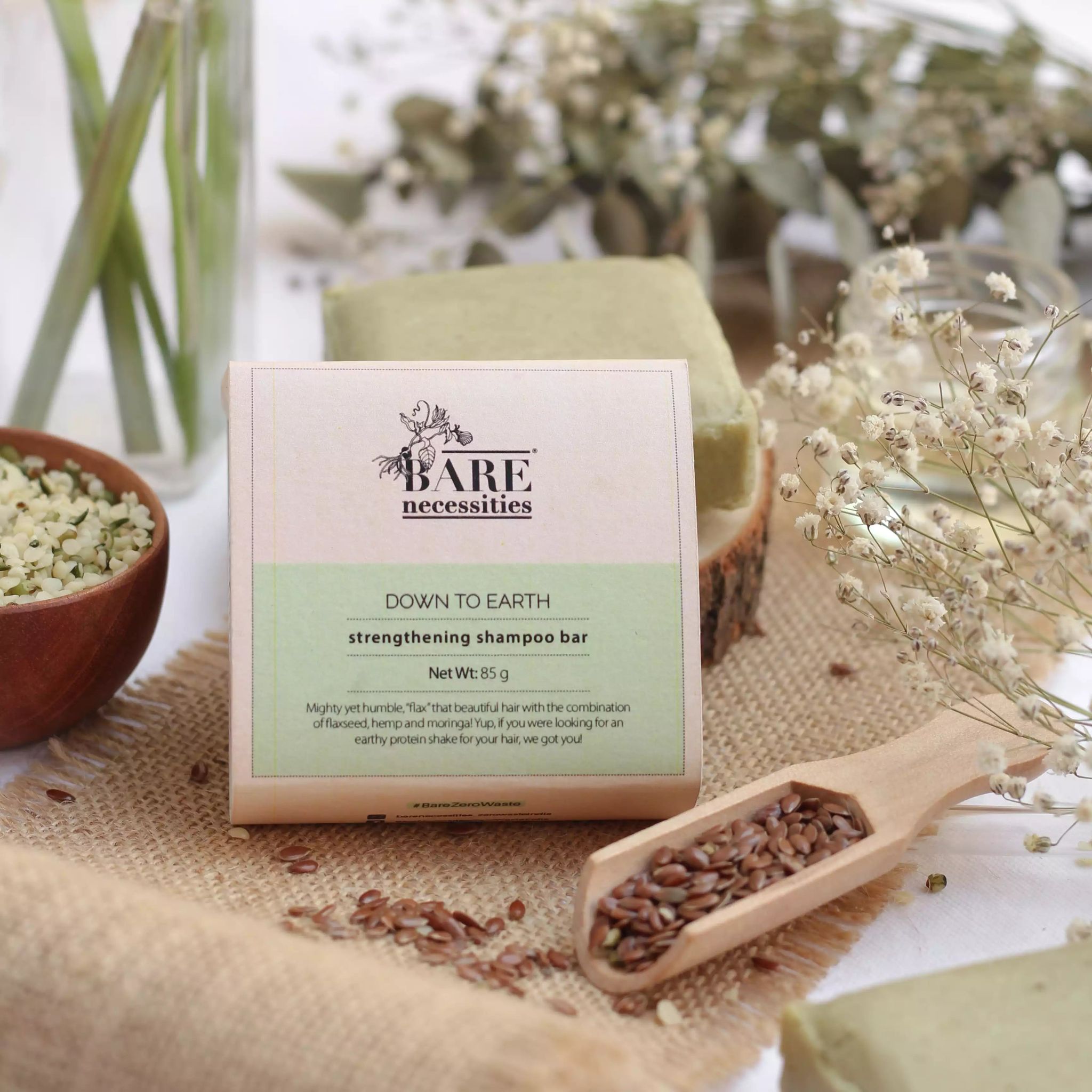 Bare Necessities Protein-rich Plant-based Shampoo Bar