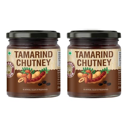 ORGANIC NATION Tamarind Chutney IMLI Chatni (Pack of 2 X 225 )