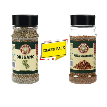 Oregano And Pizza Seasoning Combo Pack | Oregano 50| Pizza Seasoning 80  |