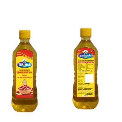  THAIMAN Cold Pressed Groundnut Oil - 500ml