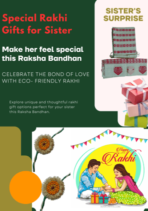 Eco-Friendly Rakhi With Gift