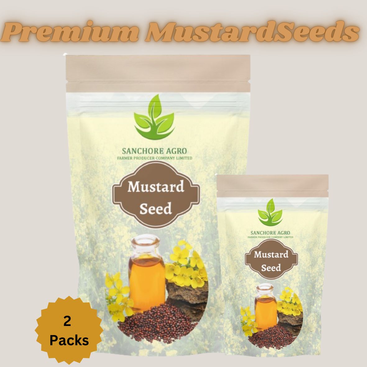 Combo Pack Mustard Seeds | Pack of  2