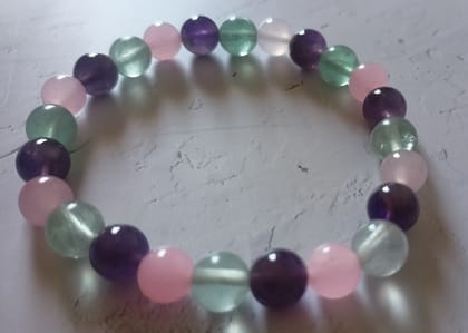 Crystal Bracelets for Pisces—Feb 19-March 20 (8 mm beads)