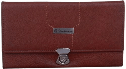 LEATHERMAN GENUINE LEATHER TAN WOMENS WALLET-1622P_Tan