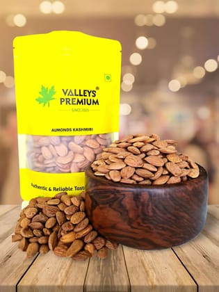 Valleys Premium Kashmiri Almond Kernels Oily and Sweet (Badam Giri) Almonds 800 Grams