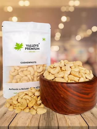 Valleys Premium Regular Cashews 400 Grams (KAJU)
