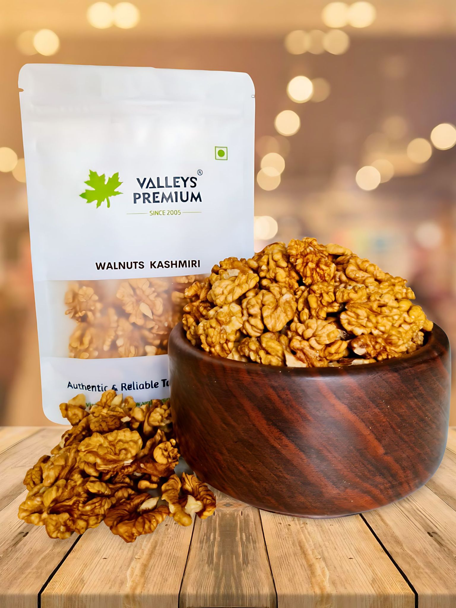 Valleys Premium Kashmiri Walnut Kernels (Akhrot) 250 gms