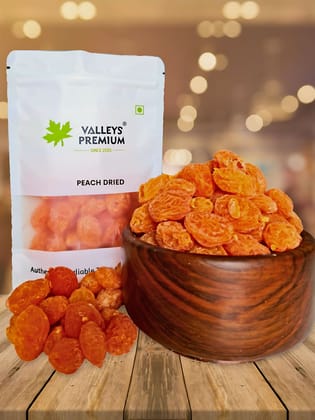 Valleys Premium Dehydrated Kashmiri Dried Peaches 400 Grams