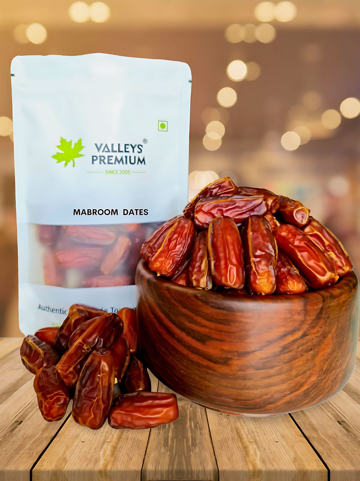 Valleys Premium Saudi Arabian Mabroom Dates 400 Grams