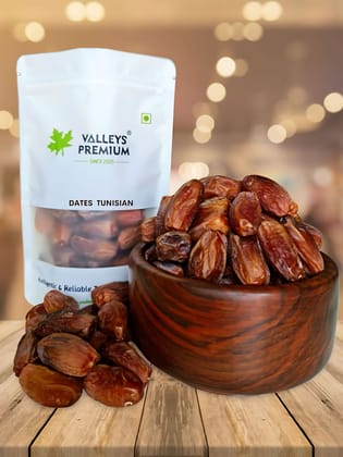 Valleys Premium Tunisian Dates (Khajoor) 400 Grams