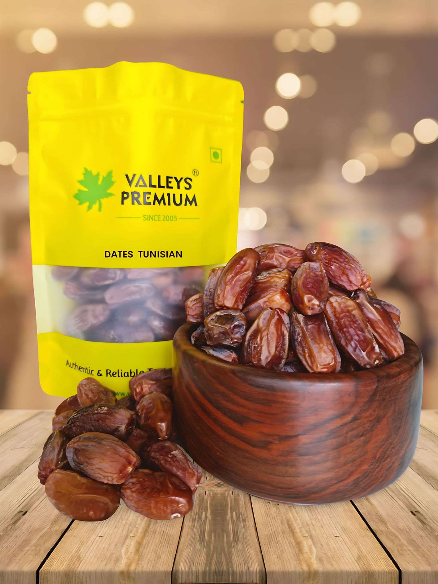 Valleys Premium Tunisian Dates Healthy and Natural 800 Grams