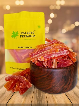 Valleys Premium Sun Dried Papaya 800 Grams