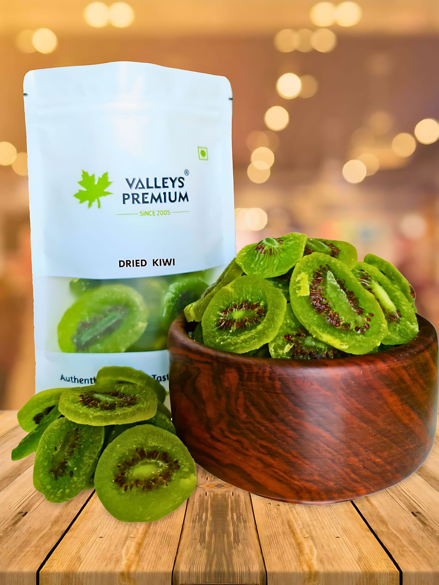 Valleys Premium Sun Dried Kiwis 400 Grams (Kiwi)